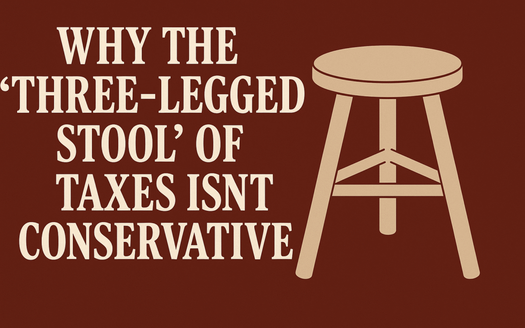 Why the “Three-Legged Stool” of Taxes Isn’t Conservative
